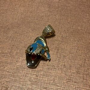 One Daffy Duck Pendant In 14 K gold